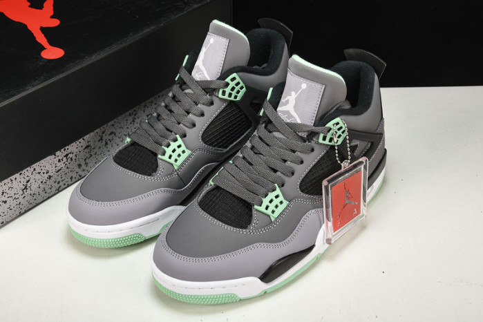 air jordan 4 retro green glow 308497-033