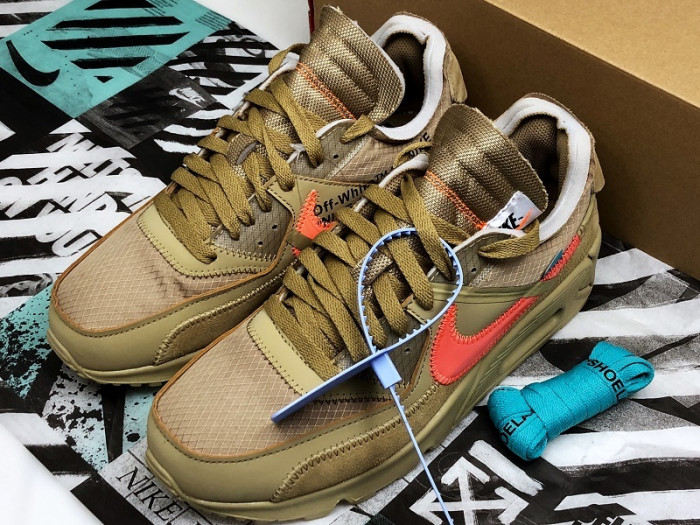 nike air max 90 o-w desert ore aa7293-200