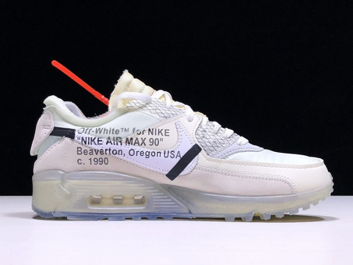 nike air max 90 o-w white aa7293-100