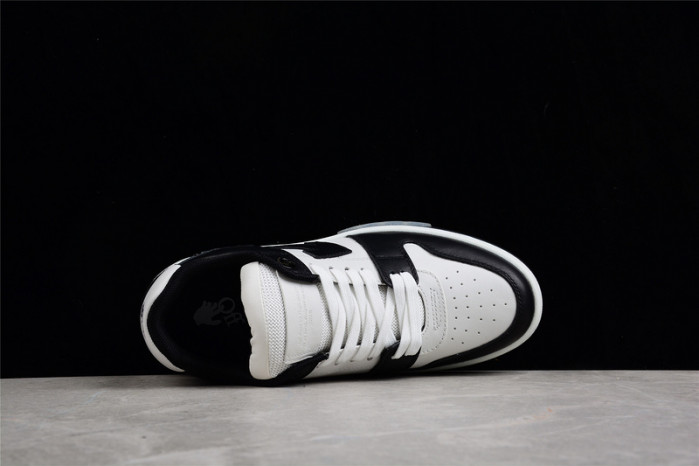 o-w out of office low-top leather sneakers