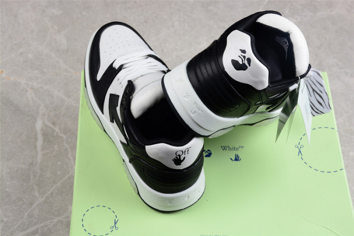 o-w out of office low-top leather sneakers