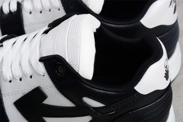 o-w out of office low-top leather sneakers