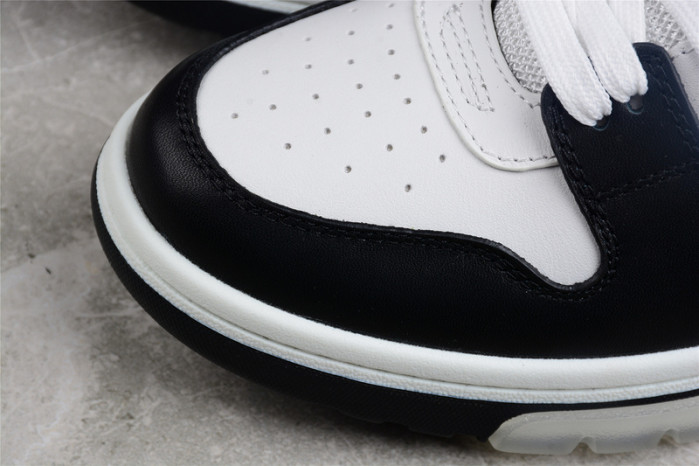 o-w out of office low-top leather sneakers