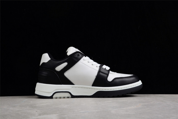 o-w out of office low-top leather sneakers