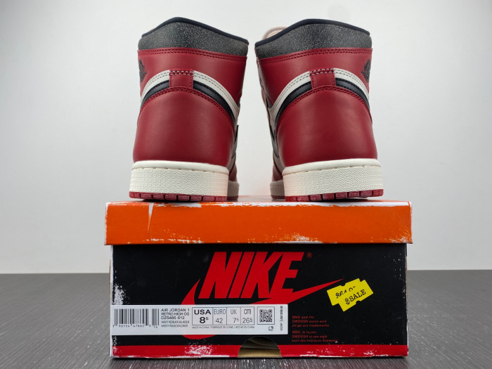 jordan 1 retro high og chicago lost and found dz5485-612