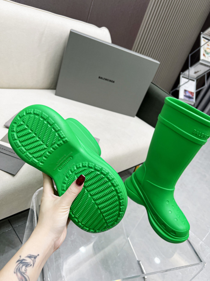 Ba*len*cia*ga x crocs boot green (w) 677388w1s8e3033