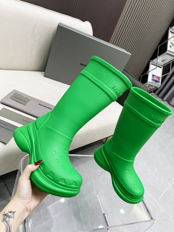 Ba*len*cia*ga x crocs boot green (w) 677388w1s8e3033