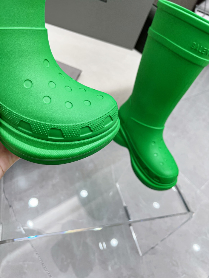 Ba*len*cia*ga x crocs boot green (w) 677388w1s8e3033