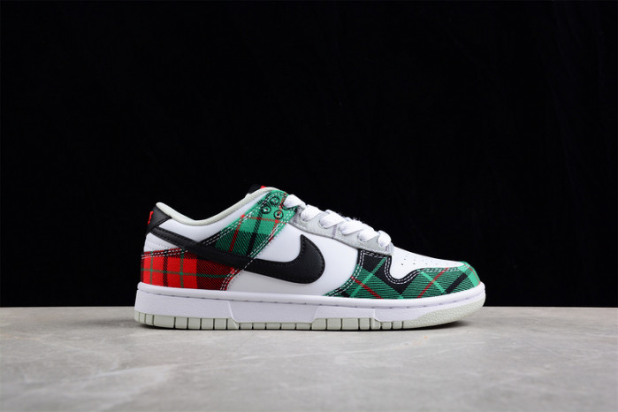 nike dunk low tartan plaid dv0827-100