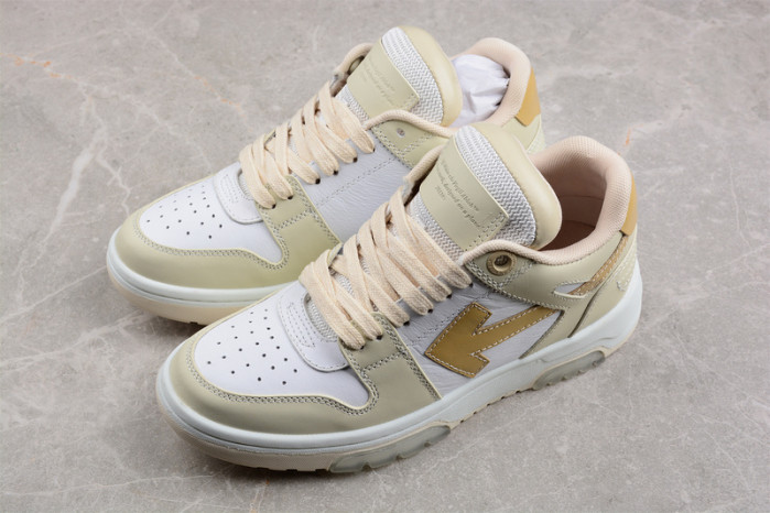 o-w out of office low-top leather sneakers