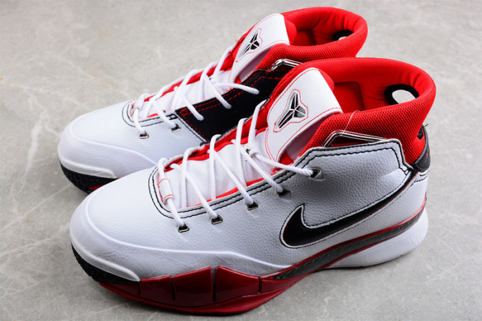 nike kobe 1 protro white black red (all star) aq2728-102