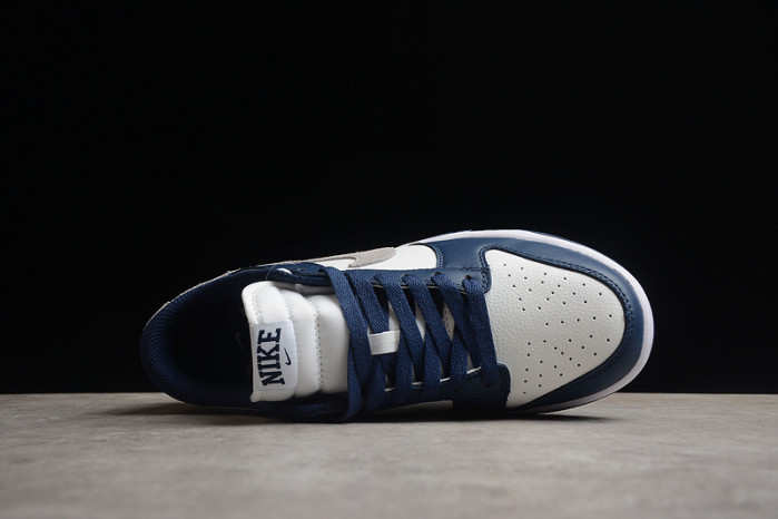 nike dunk low summit white midnight navy fd9749-400
