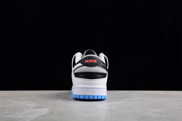 nike dunk low scrap black neutral grey university blue white dn5381-001