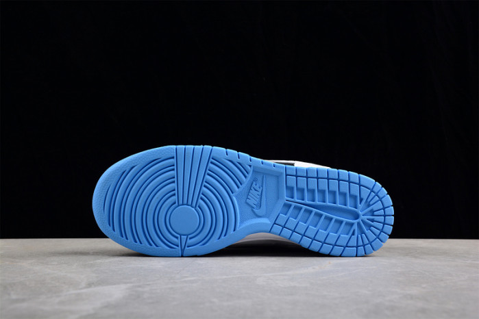 nike dunk low scrap black neutral grey university blue white dn5381-001