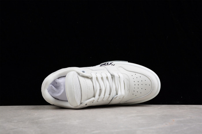 o-w out of office low-top leather sneakers