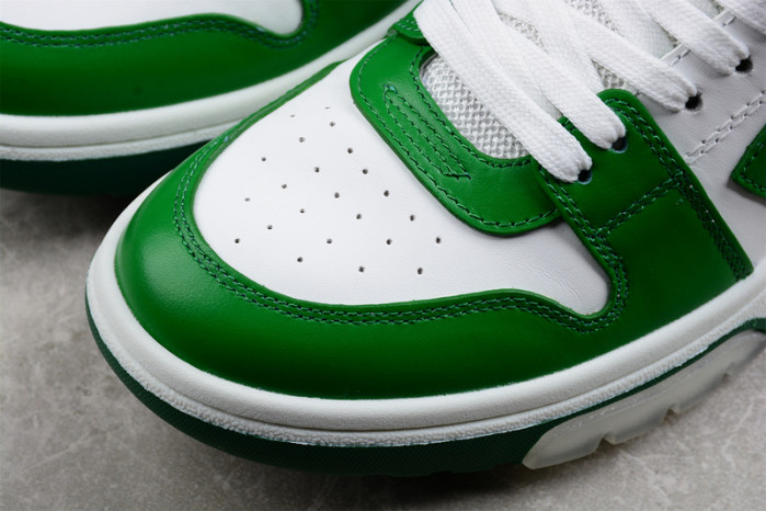 o-w out of office low-top leather sneakers