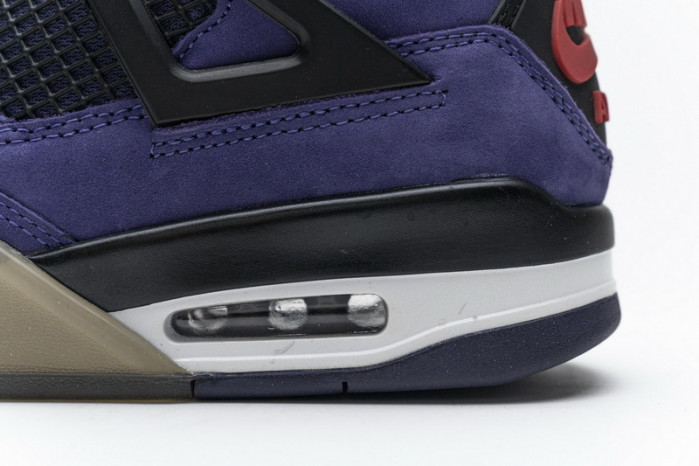 travis scott x air jordan 4 retro purple aj4-766302