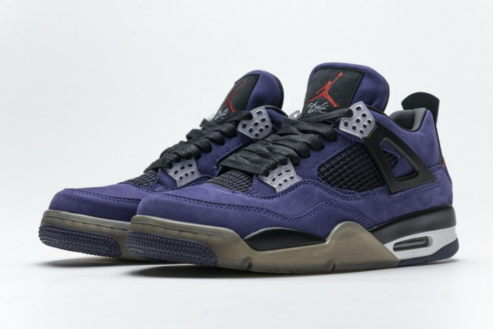 travis scott x air jordan 4 retro purple aj4-766302