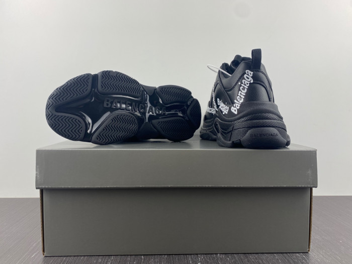 blcg sneaker triple.s.black 536737 w2fab1090