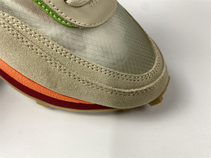 nike ld waffle sacai clot kiss of death net orange blaze dh1347-100