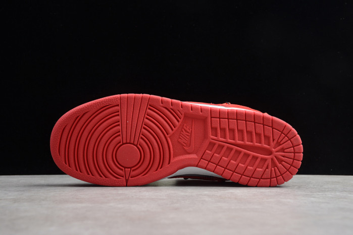 nike dunk low o-w university red ct0856-600