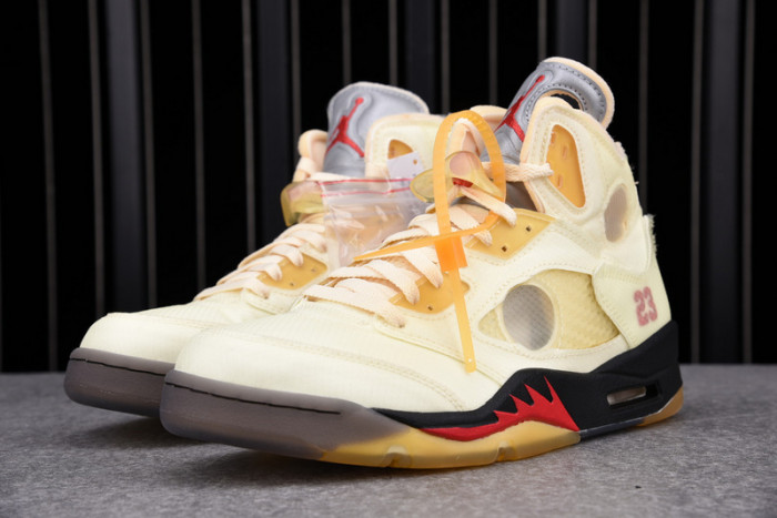 air jordan 5 retro o-w sail dh8565-100