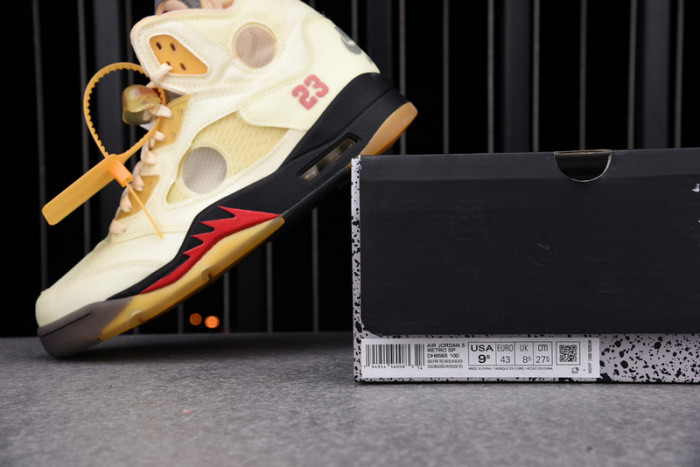 air jordan 5 retro o-w sail dh8565-100
