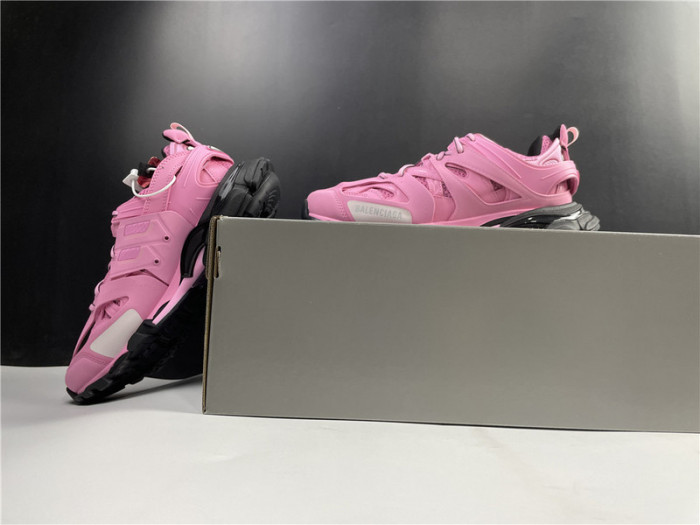 Ba*len*cia*ga track trainer pink black 542023w1gb85542