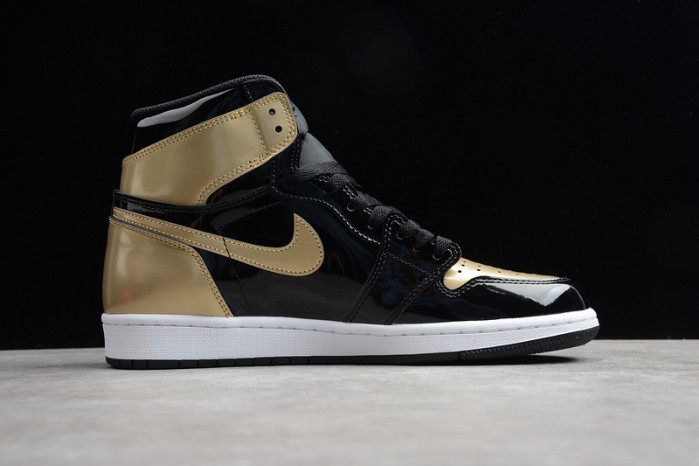 jordan 1 retro high nrg patent gold toe 861428-007