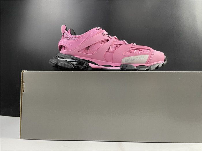 Ba*len*cia*ga track trainer pink black 542023w1gb85542