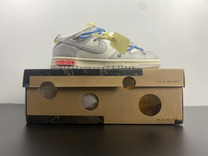 nike dunk low o-w lot 5 dm1602-113