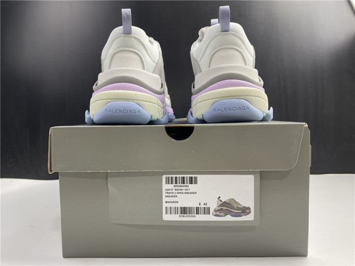 Ba*len*cia*ga sneaker triple.s.gomma gray purple and pink 536737 w2fw1 1977