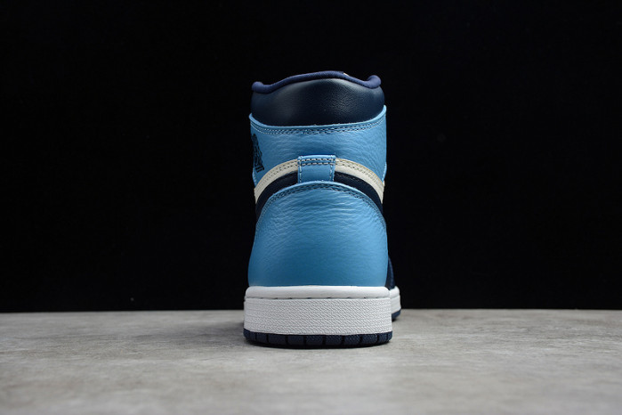 air jordan 1 retro high og | unc - obsidian university blue 555088-140