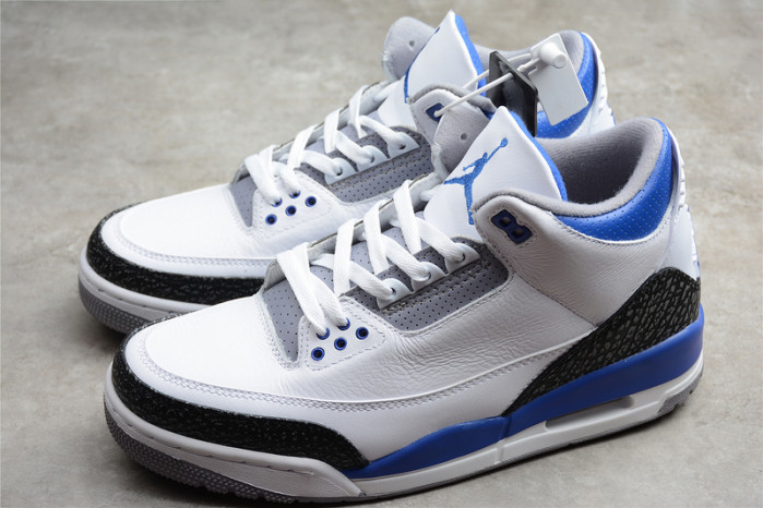 air jordan 3 retro white blue ct8532-145