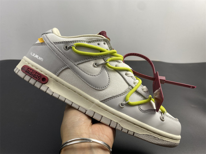 nike dunk low o-w lot 8 dm1602 106