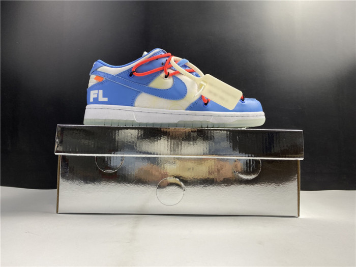 o-w x nike dunk low ct0856 403