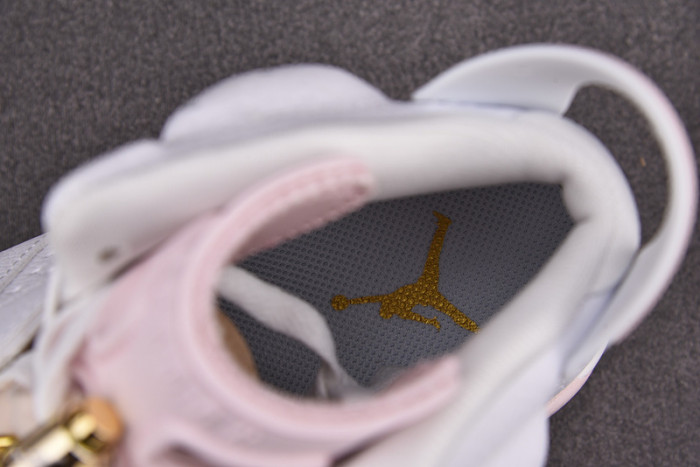 air jordan 6 retro gold hoops dh9696-100