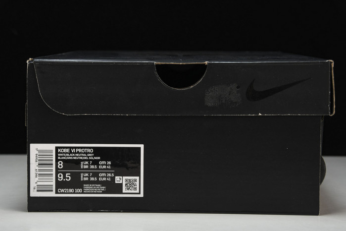 kobe 6 protro playoff pack white del sol cw2190-100