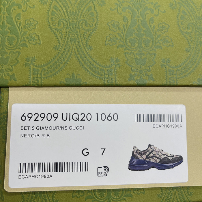 g*u*i rhyton vintage trainer sneaker