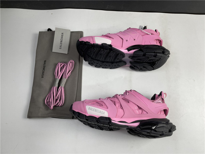 Ba*len*cia*ga track trainer pink black 542023w1gb85542