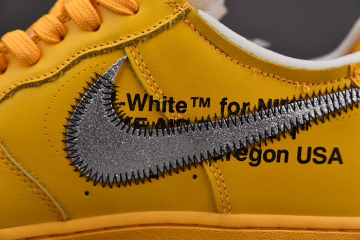 nike air force 1 low off-white ica university gold dd1876-700