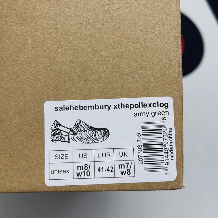 Salehe Bembury x Crocs Pollex Clog "Cucumber"