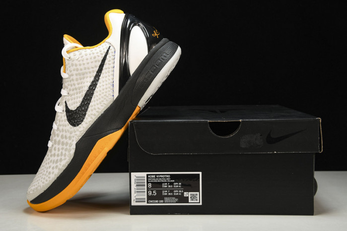 kobe 6 protro playoff pack white del sol cw2190-100