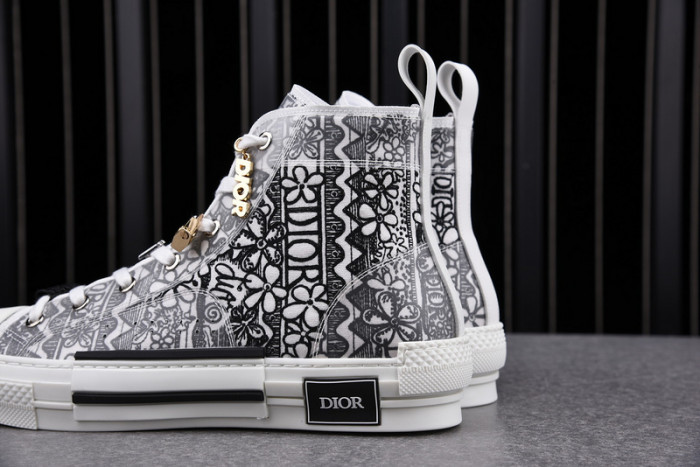 D*or b23 oblique high top sneaker