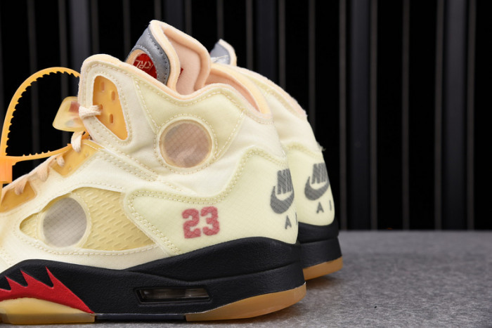 air jordan 5 retro o-w sail dh8565-100