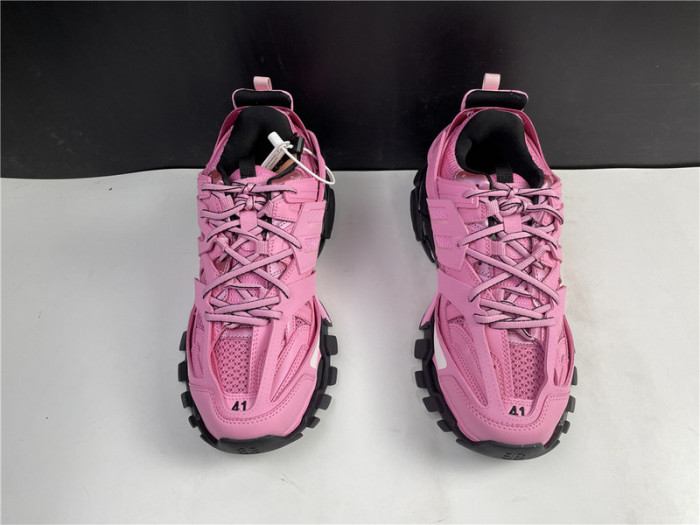 Ba*len*cia*ga track trainer pink black 542023w1gb85542