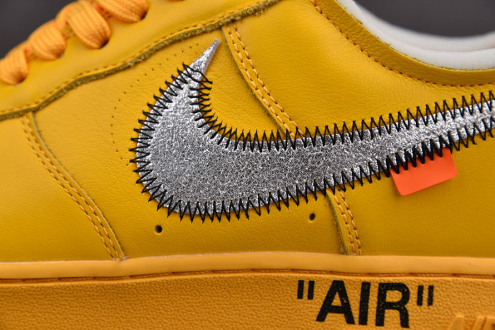 nike air force 1 low off-white ica university gold dd1876-700