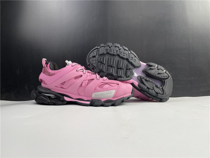 Ba*len*cia*ga track trainer pink black 542023w1gb85542