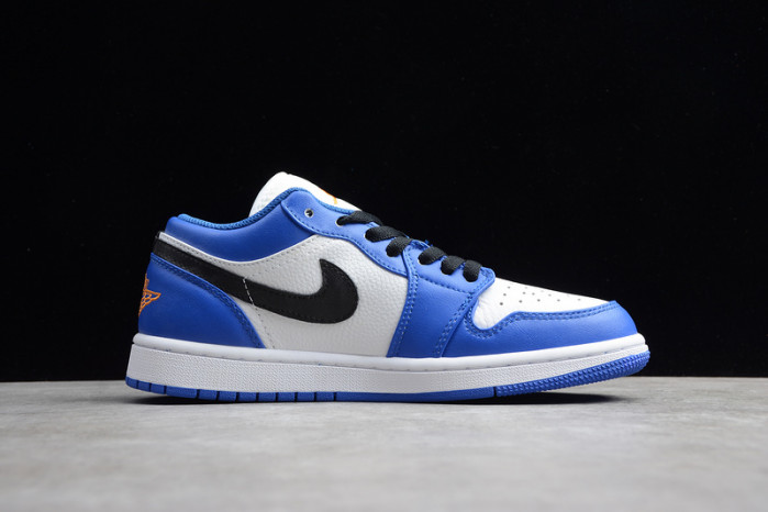 air jordan 1 low hyper royal orange peel 553558-401