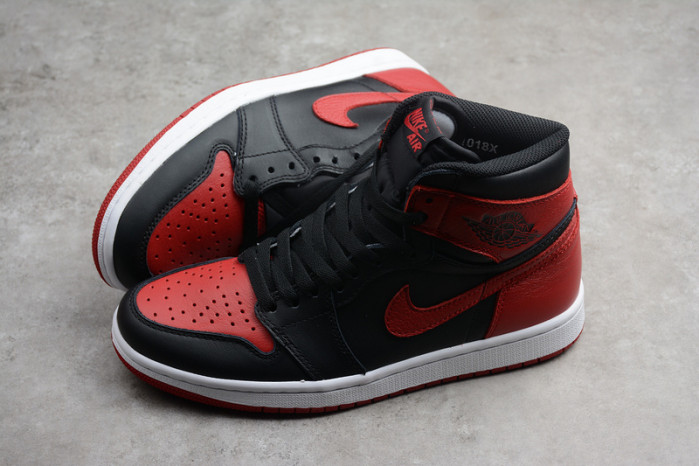 air jordan 1 retro high og banned bred black red 555088-001